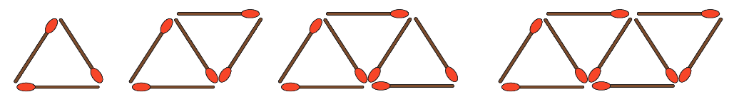 Triangle Growing Patterns Arc